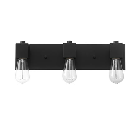 

Globe Electric Trento 18 3-Light Matte Black Vanity Light 91004396