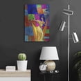 thumbnail image 6 of Luxe Metal Art 'Color Dance' by Ata Alishahi, Metal Wall Art, 16"x24", 6 of 9