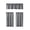 Dark Gray, variant on Solid Color Tier Curtain Set 3 Piece 30 Inch Semi Sheer Light Filtering Heat Insulating Small Window Valance