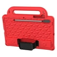 thumbnail image 3 of Feishell case For 2019 Model 10.5 inch Galaxy Tab S6 Tablet(SM-T860/T865/T867) with Pencil Holder Adjustable Shoulder/Hand Strap Kickstand Rubber Three Layer Convertible Handle Cover, Red, 3 of 9