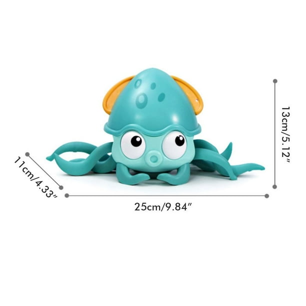 Juguete de baño de pulpo, animales del océano, juguete de agua, juguete flotante de pulpo para niños