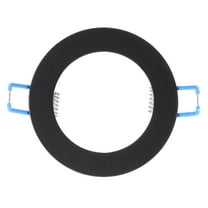 Uxcell 3W 3.4" OD 2.2" ID Light Trim Ring, Downlight Mounting Bracket for Ceiling Wall Recessed Can Downlight, Black