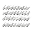thumbnail image 4 of UPKOCH 50Pcs Shower Hook Silver Iron Material Simple Design, 4 of 8