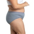 thumbnail image 5 of Fruit of the Loom Womens Ultimate Comfort Cotton Plus Size Hipster Underwear, Assorted (Pack of 6), 5 of 6