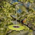 thumbnail image 4 of Bird Feeder Flower Shaped Tray Bird Feeding Platform Detachable Hemp Rope for Garden, 4 of 8
