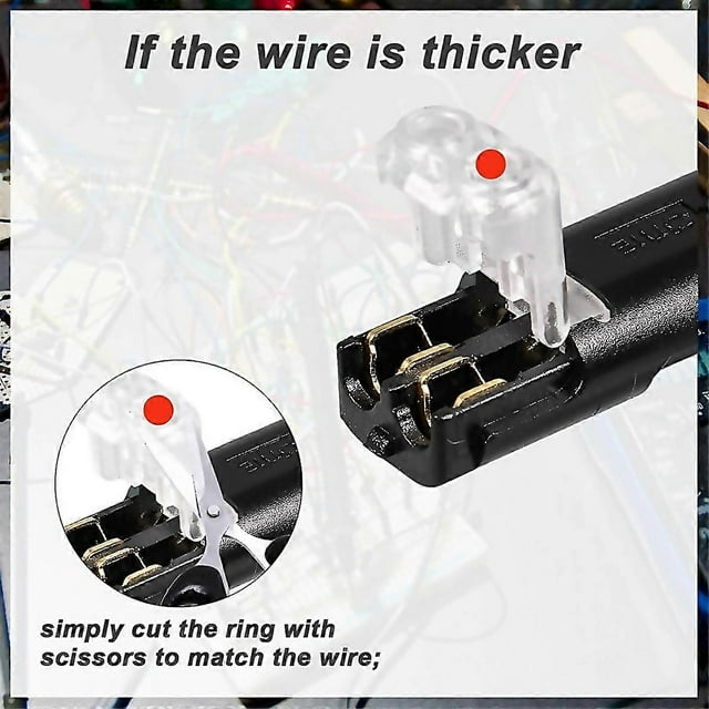 For 30pcs Low Voltage Wire Connectors Pluggable Led Wire Connectors