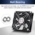 thumbnail image 3 of Ventilador de refrigeración Wathai EC 90 mm x 25 mm, bola AC axial 110-240 V, 3 of 7
