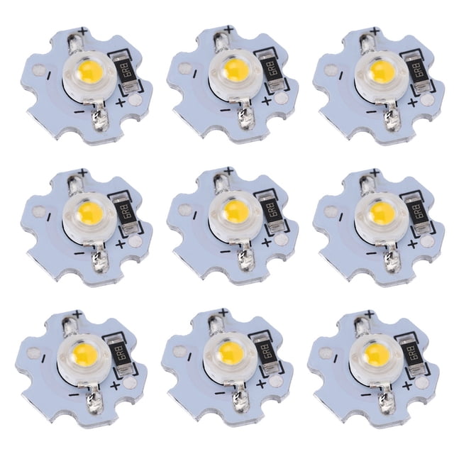 25 Chips LED De 5 V, 200 Lm, 1 W, Alta Potencia Para Linternas, Luces De Bricolaje, Faros