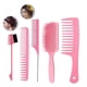 thumbnail image 2 of Peine de para peluquería, juego de salón de estilismo para el hogar, cabello Natural, , largo y grueso, húmedo o seco, 5 uds. Rosado Yuyangstore Cepillo de peine de pelo hueco, 2 of 8