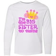 thumbnail image 3 of Inktastic I'm the Big Sister to Twins. Long Sleeve Youth T-Shirt, 3 of 5