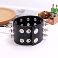 thumbnail image 5 of Pulsera Brazalete Picos Metalicos XianweiShao Dark Punk 22,5 cm de largo 5 cm de ancho, 5 of 5