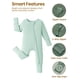 thumbnail image 5 of Pijamas para Bebé PATPAT de Bambú con Cremallera Bidireccional Antideslizantes 2 Paquetes, 5 of 8