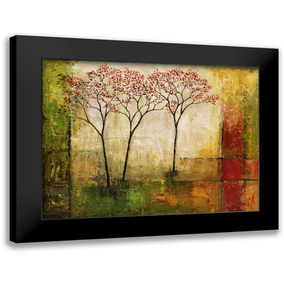 Klung, Mike 14x12 Black Modern Framed Museum Art Print Titled - Morning Luster II