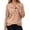 Pink, variant on Womens Sweater Light Weight Sweater for Women Fall Winter Button Detail Casual Loose Fit Stand Collar Pullover Sweater Comfortable Soft Knitted Top For Daily Wear