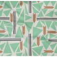 thumbnail image 4 of oneOone Organic Cotton Poplin Twill Fabric Triangle & Line Geometric Print Fabric BTY 42 Inch Wide, 4 of 4