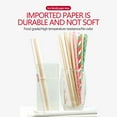 thumbnail image 6 of Holloyiver 100PCS Stripe Drinking Straws, Biodegradable Disposable Straws 7.8 Inch Colourful Kraft Paper Straws for Coffee, Milk, Juice, Cocktial and Suit for Birthday Parties, Weddings, Picnic, 6 of 8