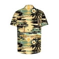 thumbnail image 3 of Chiccall Mens Hawaiian Summer Shirts Plus Size Tropical Beach Graphic Shirt Big Short Sleeve Printed Tops for Men, 3 of 4
