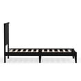 thumbnail image 5 of Cottage Style Solid Wood Platform Bed in Twin - Ebony (Black), 5 of 8
