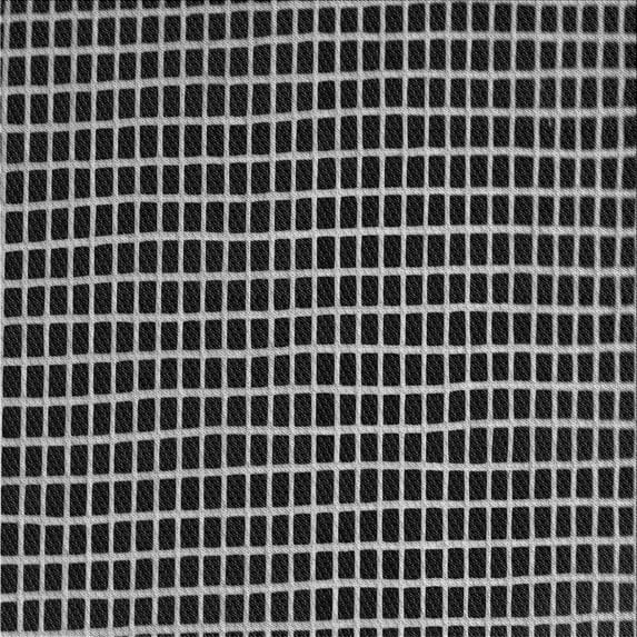 Ahgly Company Indoor Square Patterned Dark Gray Novelty Area Rugs, 6' Square