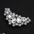 thumbnail image 2 of 2pcs Rhinestone Crystal Flower Shoe Buckle Shoe Clips for Bride Wedding Party, 2 of 8
