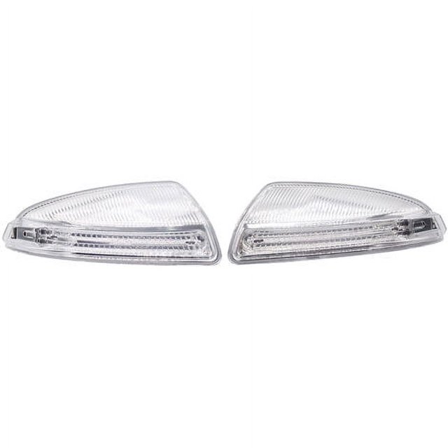 Par de intermitentes para espejos exteriores para Mercedes-Benz Clase C W204 C250 C300 200, modelo: Blanco 21 RUIOIU