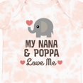 thumbnail image 4 of Inktastic Nana and Poppa Love Me Grandchild Elephant Boys or Girls Baby Bodysuit, 4 of 5