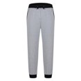 thumbnail image 4 of BXINGOHAI Mens Chinos Sweatpants Athletic Running Harem Jogger Pants Elastic Waistband Workout Pants With Pockets Solid Pants For Fall Winter Today Sales Gray,XXL, 4 of 6