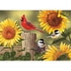 thumbnail image 1 of Diamond Drill Sunflower Cardinal 5D DIY Kits de pintura Full Round Wall Art Decor FLhrweasw Nuevo, 1 of 9
