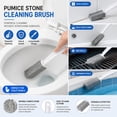 thumbnail image 6 of QuanTara Extra Long Handle Pumice Stone Toilet Cleaner, Heavy-Duty Limescale Remover, Non-Scratch Scouring Stick for Hard Water Rings, Calcium & Rust Stains, Safe for Porcelain, Tiles & BBQ Grills, 6 of 7