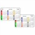thumbnail image 2 of Calendrier Mensuel 2025 Badge Carte Horizontale (Lot de 5), 2 of 4