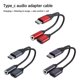 thumbnail image 3 of Cable adaptador de carga con conector auxiliar de audio para auriculares 2 en 1 USB C tipo C a 3,5 mm (c, estilo), 3 of 5