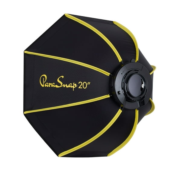 Glow ParaSnap PS-B20K 20" Octagonal Softbox for Flashpoint XPLOR 300 Pro and Godox ML60 Light