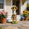 thumbnail image 5 of Fmbmuo Orange Porch Goose Outfit Tropical 23 Inch Outdoor Decor, Full Set Clothes Soft Polyester Goose Costume for Outdoor Patio Yard Lawn Decor, 5 of 5