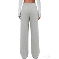 thumbnail image 3 of Airmenty Women's Casual Wide Leg Pants High Waisted Drawstring Loose Fit Summer Trousers with Pockets, 3 of 7