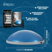 BOSU 26\ Pro Balance Trainer, Half Ball Multifunctional Home and Gym Workout Equipment