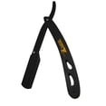 thumbnail image 5 of Classic Samurai New Ergonomic Design + CS Matte Black Professional Barber Straight Edge Shaving Razor 2 pcs for Men + 100 Shark single edge Razor Blades, 5 of 9