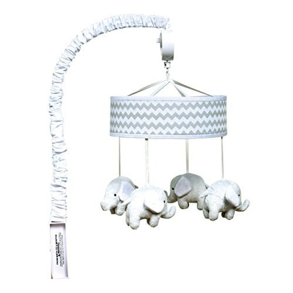 Trend Lab Dove Gray Chevron Musical Mobile