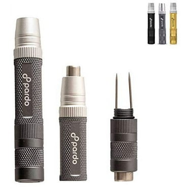 Cigar Double Punch With Twin Nubber, Gunmetal, Ultra Sharp Punch Cutters For Small To