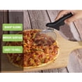 thumbnail image 3 of Pizza Cutter Wheel, 3.9 Inch, Sharp Stainless Steel Blade, Rust Resistant, Comfort Handle, Thumb Guard Protection, Slice Thick or Thin Pizzas, Pie Crust, Black, 3 of 3