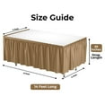 thumbnail image 5 of 6-Pack of Exquisite Gold Plastic Table Skirts - Each 14 Ft. Long x 29 Inch Wide, 5 of 9