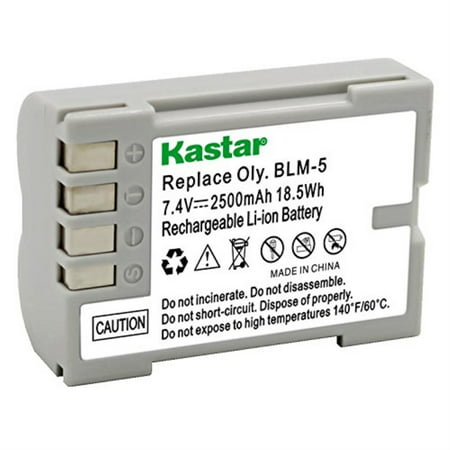 Kastar Lithium-Ion Battery BLM-5 Replacement for Olympus E-5, Olympus E1, Olympus E3,...