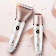 thumbnail image 2 of RO Maquinilla de afeitar eléctrica para mujer - Depiladora - 2 en 1 para cara y piernas de bikini Axila Maquinilla de afeitar sin dolor en seco y húmedo, 2 of 5