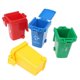 thumbnail image 2 of 4 unids/set Mini cubo de basura peonía loro juguetes de entrenamiento de inteligencia suministro para mascotas, 2 of 4