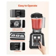 thumbnail image 5 of Blender for Smoothies, 1400W Professional Countertop Blender, 68oz Multifunction Food Blender with Grinder for Shakes, Juices, Ice Crushing - Kitchen Appliances, 5 of 6