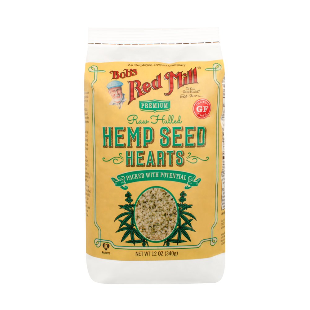 Bobs Red Mill Hemp Seeds Hulled, 12 Oz