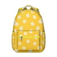 thumbnail image 1 of Tropical Flower and Leaves Students’s Backpack Lightweight Adjustable Strap Backpack with Rustic Boho Floral Print, Ideal for School, Sports, and Camping, 1 of 3