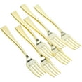 thumbnail image 5 of LAMIRO 24pcs Mini Disposable Golden Plastic Forks for Parties,Weddings,or Daily Use, 5 of 7