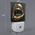 thumbnail image 2 of Balery Golden Lips Modern Sculpture Luz Nocturna LED con Sensor Automático, Enchufe con Sensor Crepuscular, Luz Suave de 0.5W para Dormitorio, Pasillo, Baño-EU, 2 of 7