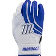 thumbnail image 3 of Marucci Women's Medallion Fastpitch Softball Batting Glove White/Royal X-Large, 3 of 4
