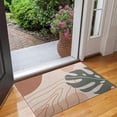 thumbnail image 2 of Brown Boho Plant Pattern Door Rugs,Washable Non Slip Door Mats Indoor,Decorative Door Mats,Entry Mat Indoor for Entrance,Bedroom,Kitchen,Bathroom,17"x30", 2 of 6